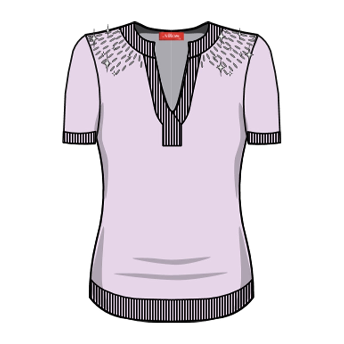 Blusa escote V Candace