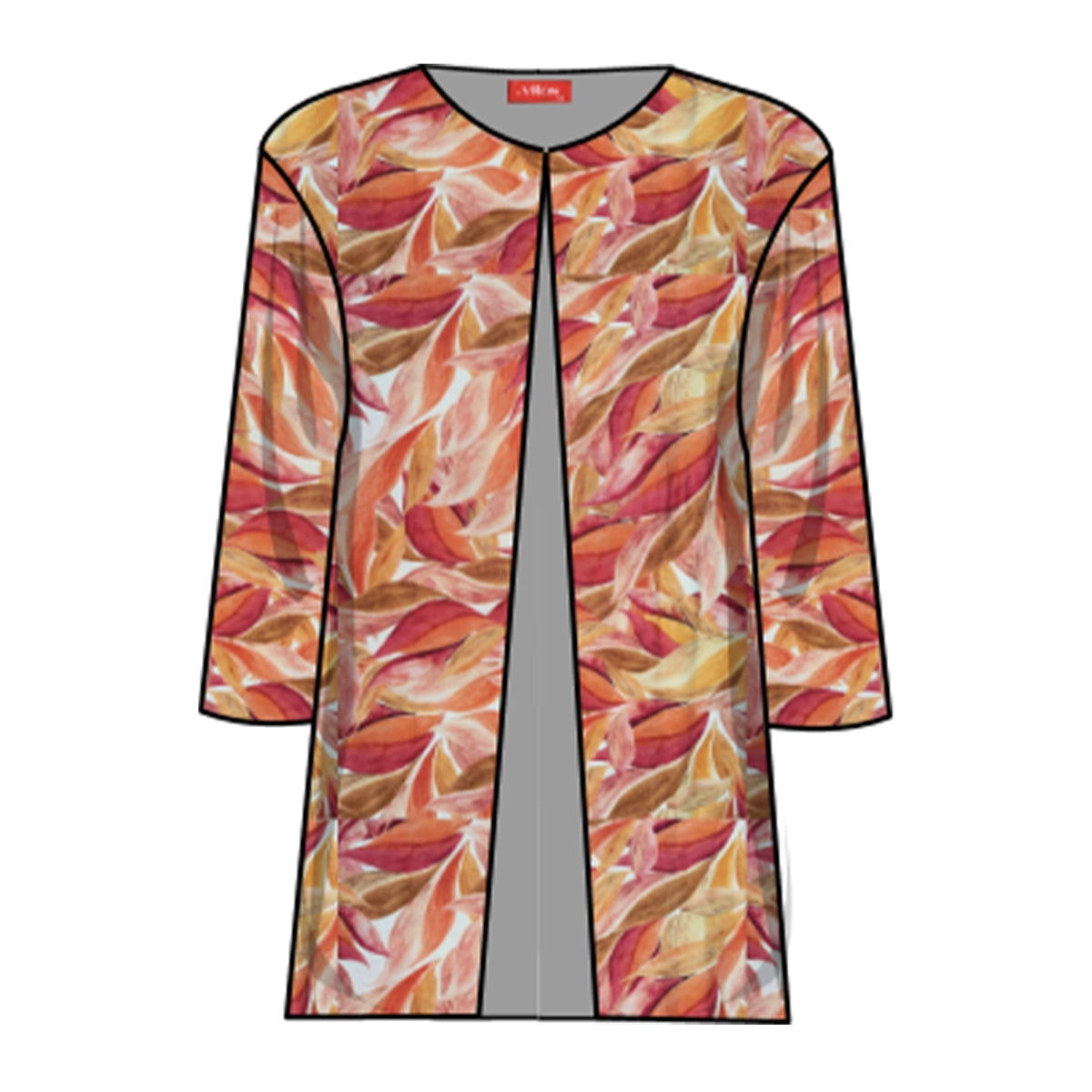 Blazer estampado floral Helena