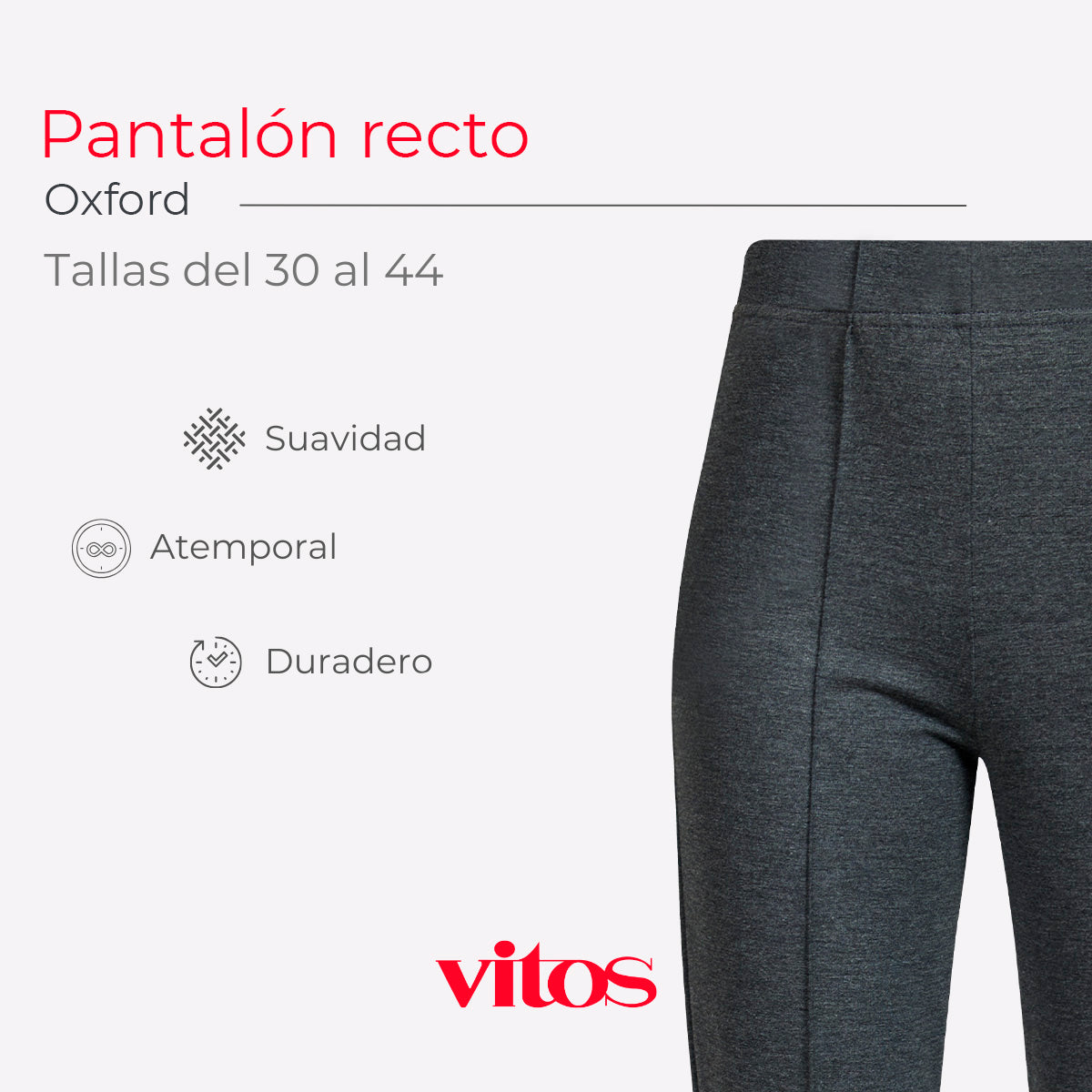 Pantalón recto  - V21442