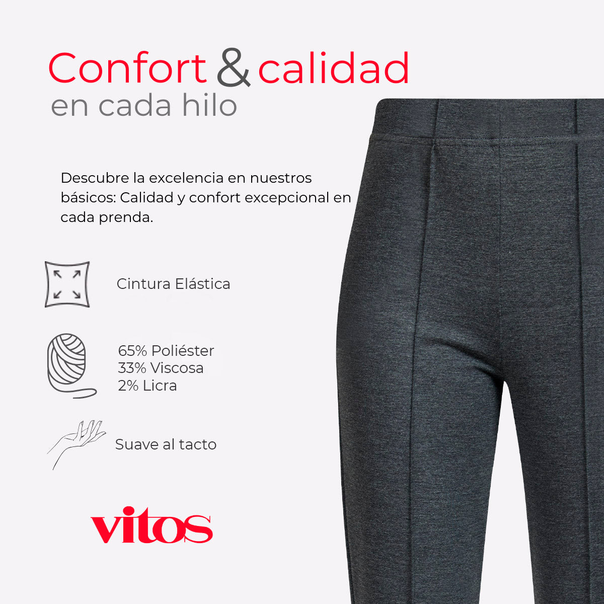 Pantalón recto  - V21442