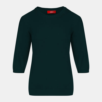 Blusa punto trenza estructura manga 3/4 - C0006 Invierno