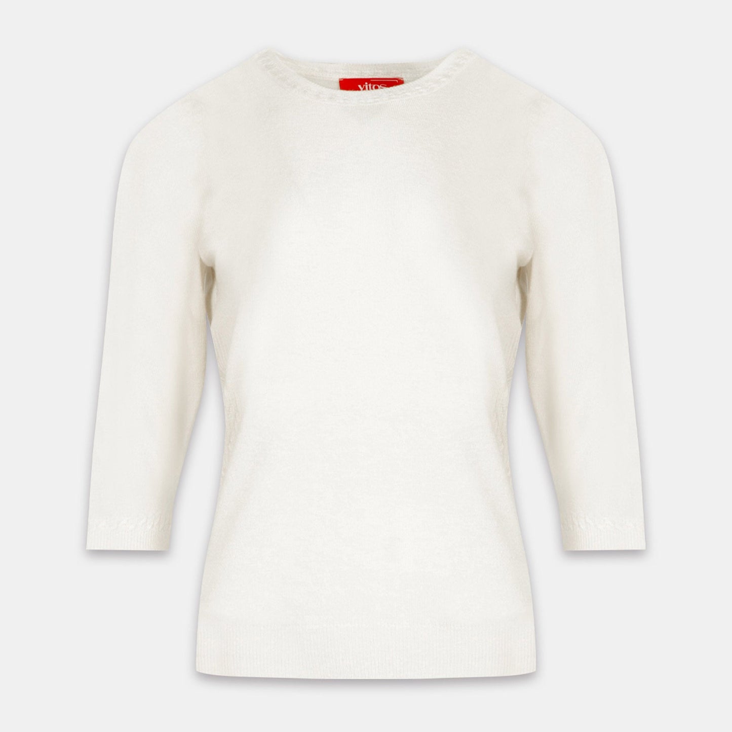 Blusa punto trenza estructura manga 3/4 - C0006 Clasico