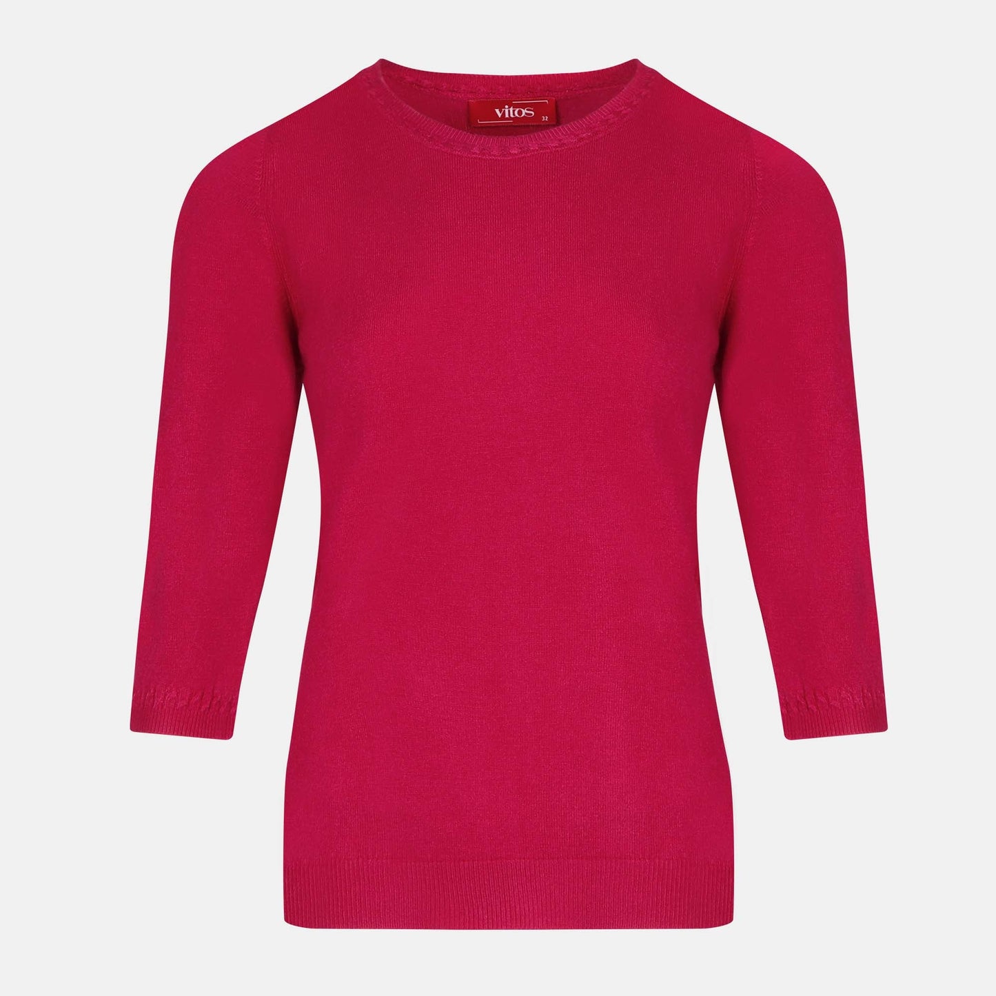 Blusa punto trenza estructura manga 3/4 - C0006 Atemporales