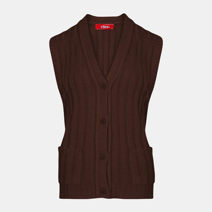 Chaleco Acanalado con bolsillos  - C0061 Invierno