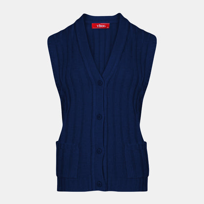 Chaleco Acanalado con bolsillos  - C0061 Invierno