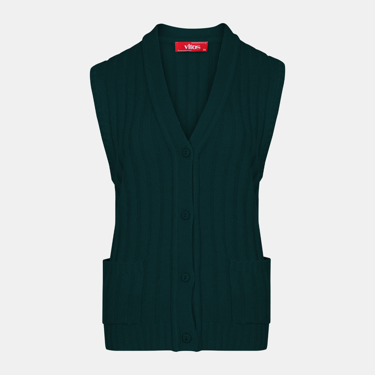 Chaleco Acanalado con bolsillos  - C0061 Invierno