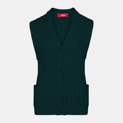 Chaleco Acanalado con bolsillos  - C0061 Invierno