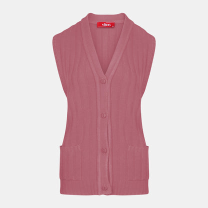 Chaleco Acanalado con bolsillos  - C0061 Invierno