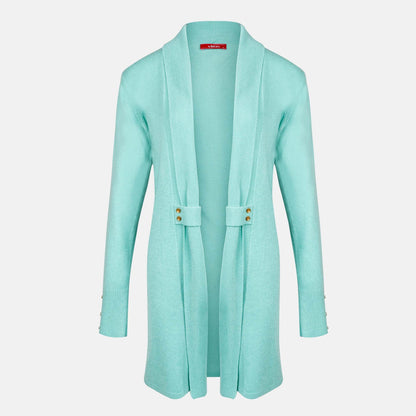 Cardigan solapa con botones - C8010 Atemporales