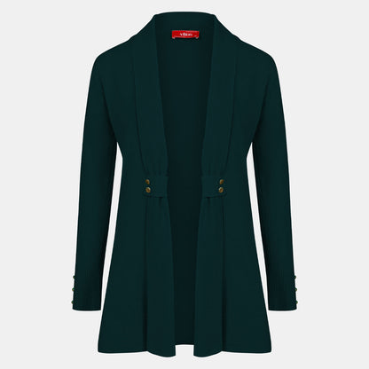 Cardigan solapa con botones - C8010 Invierno