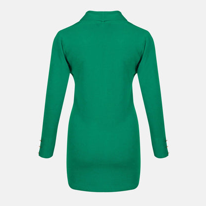 Cardigan solapa con botones - C8010 Atemporales