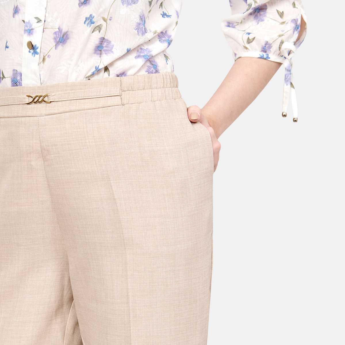 Pantalón ligero con herraje Savannha CANDACE