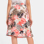 Falda estampada de corte circular Isa