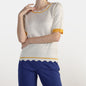 Blusa tejida contrastes Carlota