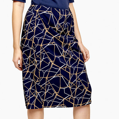 Falda estampada geométrico Toscana