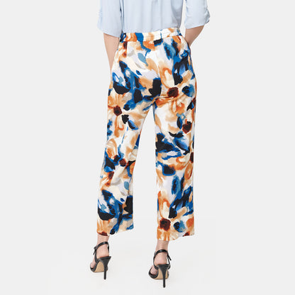 Pantalón estampado con hebilla Calypso