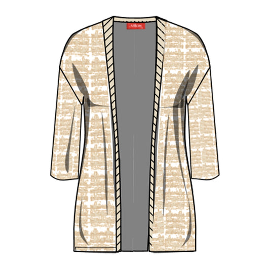 Cardigan ligero con manga 3/4 Catalina