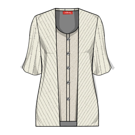 Twin Fix top estamapdo Leah