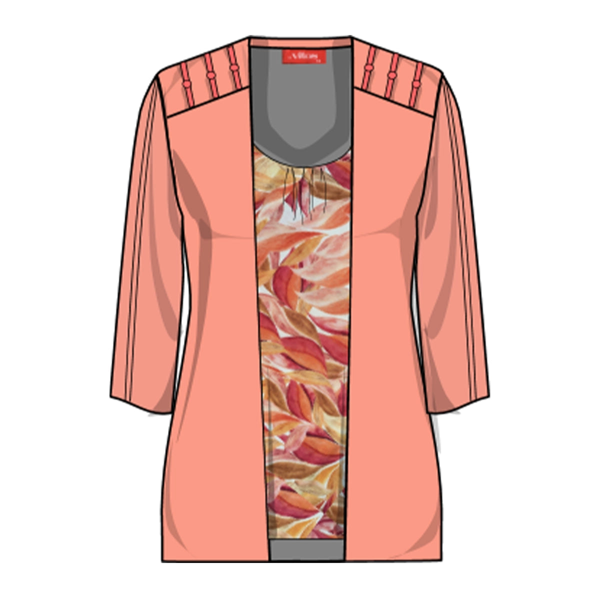 Twin fix estampado floral Helena