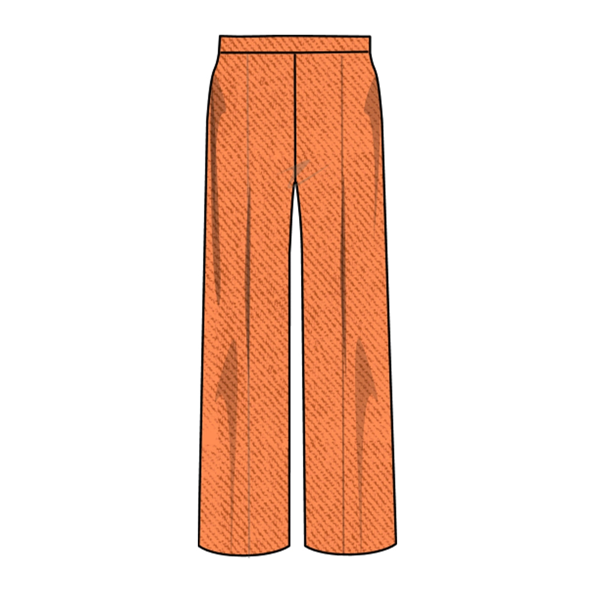 Pantalón recto naranja Keisha