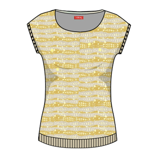 Túnica escote redondo con detalle Catalina