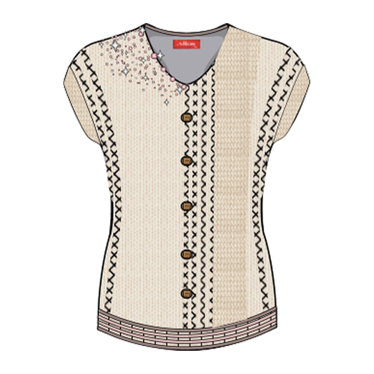 Blusa de punto con detalle Antonieta