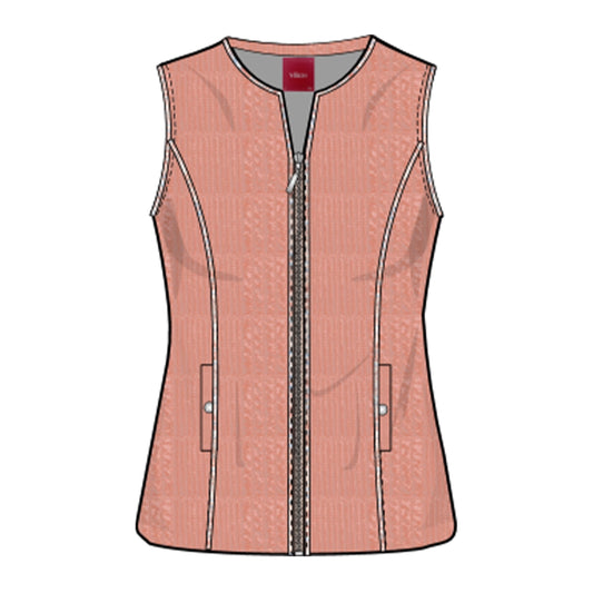 Chaleco capitonad con bolsas Maeli